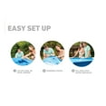 thumbnail image 3 of Intex 28211EH 12-Foot x 30-inch Metal Frame Round 6 Person Outdoor Above Ground Swimming Pool with GFCI Filter Pump and Pool Cover, 3 of 9