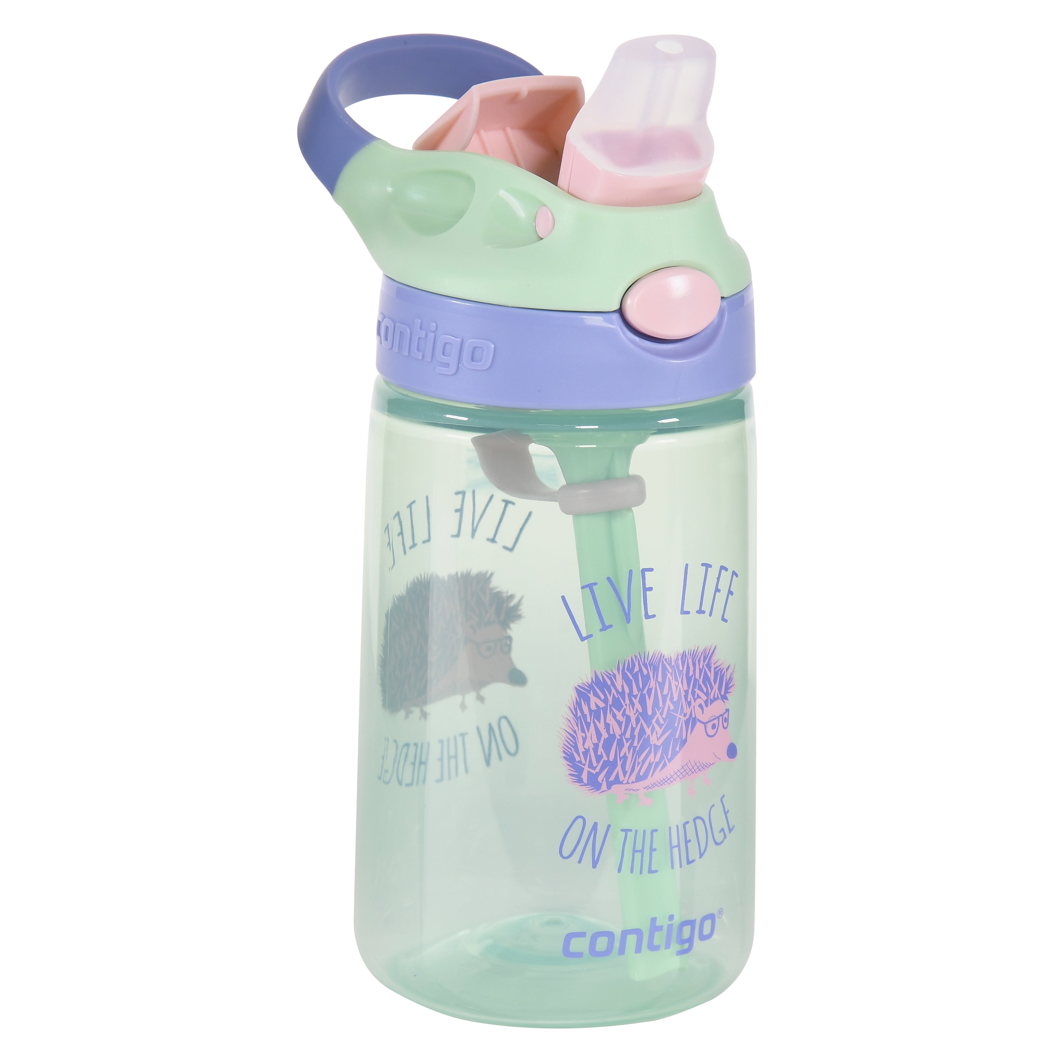  Contigo Gizmo Sip kids' drinking bottle; BPA-free, robust water  bottle; 100% leak-proof; intuitive drinking at the press of a button;  easy-clean; ideal for preschool, daycare, school, sports; 14 oz : Sports