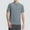Navy(New), variant on PNTUTB Men's Fashion Casual Solid Color Design Lightweight Breathable Quick Dry Crew Neck Short Sleeve Sports Top