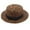 Coffee, variant on Ladies Women's Summer Solid Hat Top Sun Visor Sun Straw Beach Hat