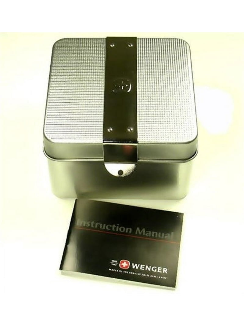 Wenger Men's Swiss Made TerraGraph Dual Time Power Reserve Alarm