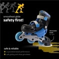 thumbnail image 3 of New Bounce Inline Skates for Toddlers – Adjustable Roller Blades for Junior Shoe Size 8-11 – Comfortable and Durable Inline Skates for Kids, 3 of 7