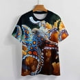 thumbnail image 3 of Octopus in The Mysterious Ocean Women's T-Shirt Short Sleeve T Shirts Tops Tee Ladies Loose T, 3 of 6