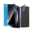 thumbnail image 1 of xixishop 2 Pack for Samsung Galaxy S23 Privacy Screen Protector, 2 Pack Camera Protector, Fingerprint Compatible, Anti Spy, 9H Hardness Glass for Galaxy S23 5G, 1 of 1