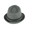 thumbnail image 4 of San Diego Hat Company  Tweed Fedora with Trim Hatband (Men), 4 of 6