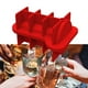 thumbnail image 2 of 1 Pcs RED Silicone Prank Ice Cube Mold Tray for Ice Chilling Whiskey Cocktails Make Ice Blocks Funny Ice Coffee Cubes, 2 of 5