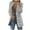 Gray, variant on VEKDONE 2025 Fall Deal Womens Cardigan Blazers Jackets Long Sleeve Slim Plaid Jacket Casual Lightweight Comfy Coat with Pockets Plus Size Business Work Office Blazer Outwaear Blouse