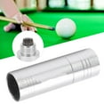 thumbnail image 1 of Aiguiseur de Pointes de Billard, Outil de Réparation de Formeur de Billard en Alliage d'Aluminium Multifonction Robuste 3 en 1 avec Poignée pour Queue de Billard Noir, Argent, 1 of 8