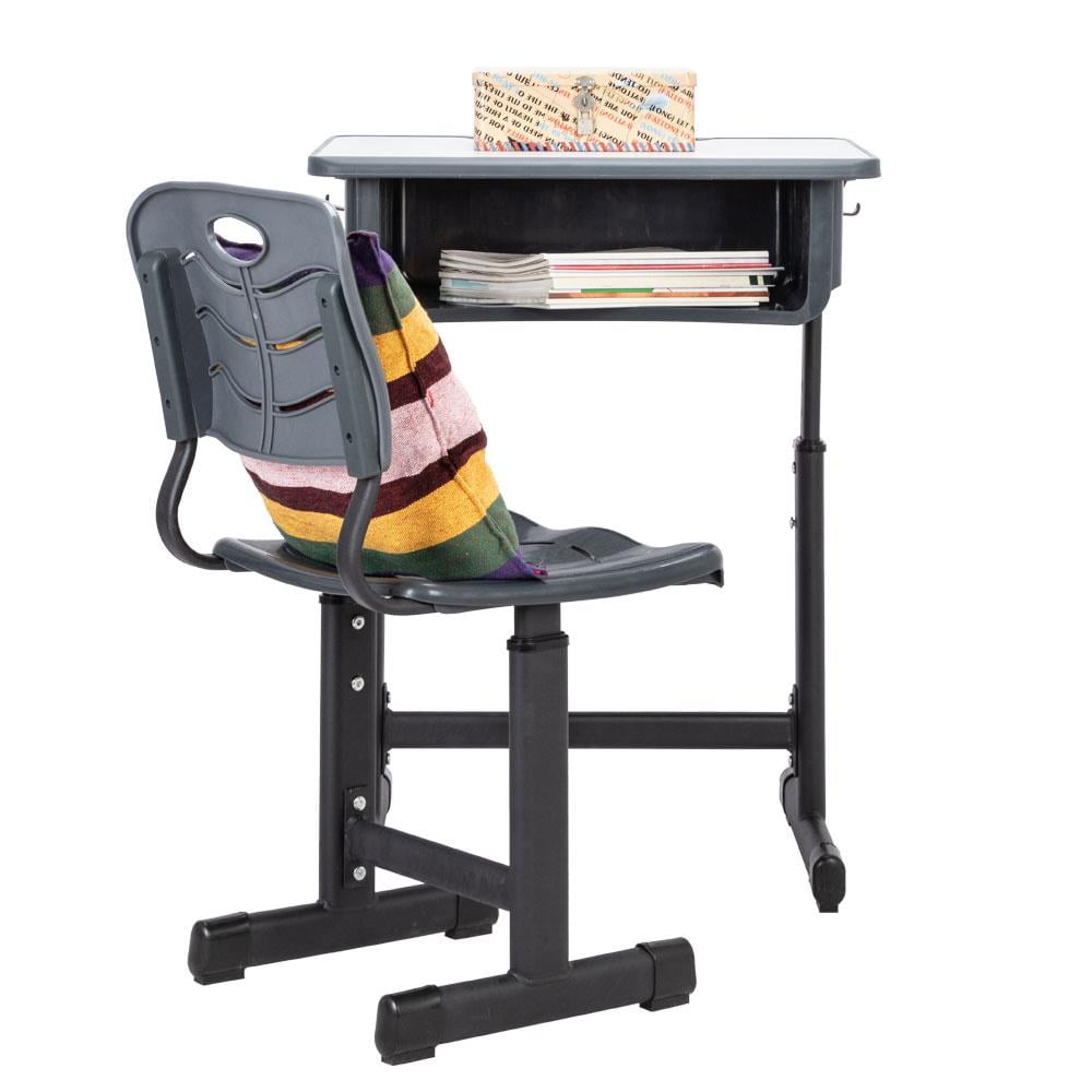 Ktaxon Children Desk Kids And Chair Study Child School Adjustable Height School Student Table Chair Set With Storage Perfect Gift For Kids Walmart Com Walmart Com