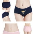 thumbnail image 3 of XBASW 10-16Y Girls Period Underwear for Teens Kids Elastic Triangle Panties Soft Cotton Briefs, 3 of 9