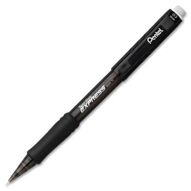 Pentel Of America QE415A Crayon Mécanique EXPRESS à Effacement par Torsion&44; 0,5 mm&44; Baril Noir