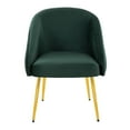 thumbnail image 5 of LumiSource Gold Metal, Green Velvet Shiraz Chair, 5 of 5