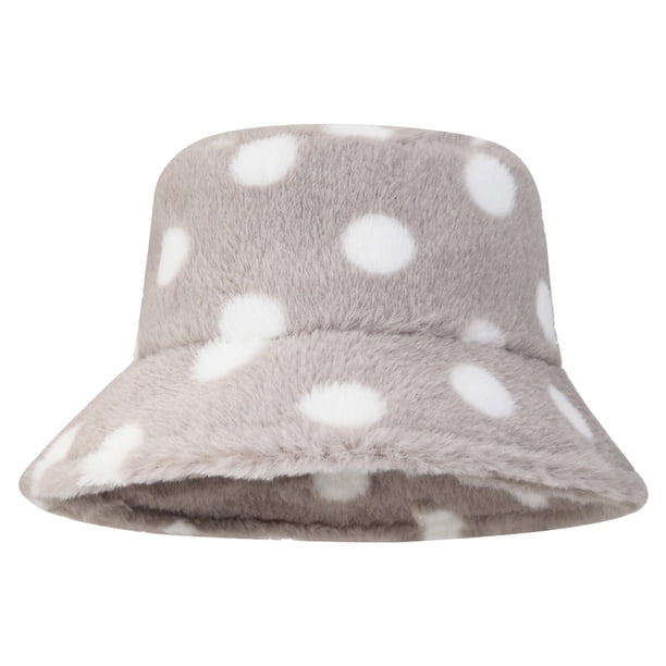 Gorro de pescador de piel sintética Desiderio para mujer