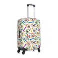 thumbnail image 6 of Cauagu Cartoon Labrador Retriever Print Travel Luggage Cover,Travel Dust-proof Suitcase Cover Softside Suitcase Protector for 18-32inch,Not Included Suitcase, 6 of 8