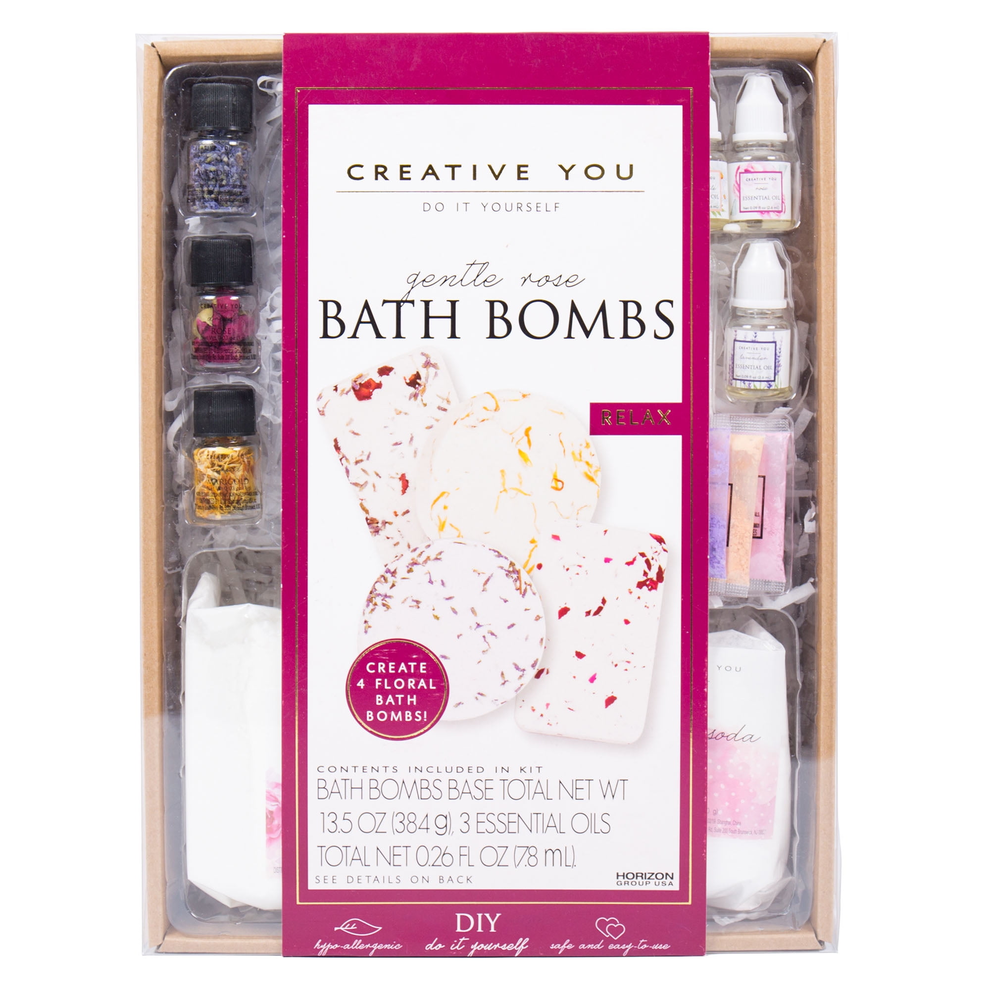 Creative You D.I.Y. Gentle Rose Bath Bombs