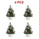 thumbnail image 1 of 1~8PCS 20/30/40cm New Christmas Tree Christmas Decorations Small Christmas Tree Home Table Ornaments Gifts Artificial Snow, 1 of 4