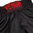 thumbnail image 4 of Pantalones cortos de Muay Thai Venum Classic Negro Rojo Talla S, 4 of 6