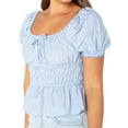 thumbnail image 4 of Celebrity Pink Juniors Short Sleeve Woven Top, 4 of 4