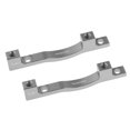 thumbnail image 3 of 2 Pieces 203mm Mountain Road Bike Front & Rear Disc Brake Mount Adaptor Mounting Bracket - Various Colors - Titanium, 3 of 10