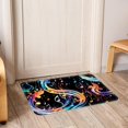 thumbnail image 6 of Note Non-Slip Polyester Kitchen Mat Door Rugs Indoor Rug, Machine Washable, 6 of 6
