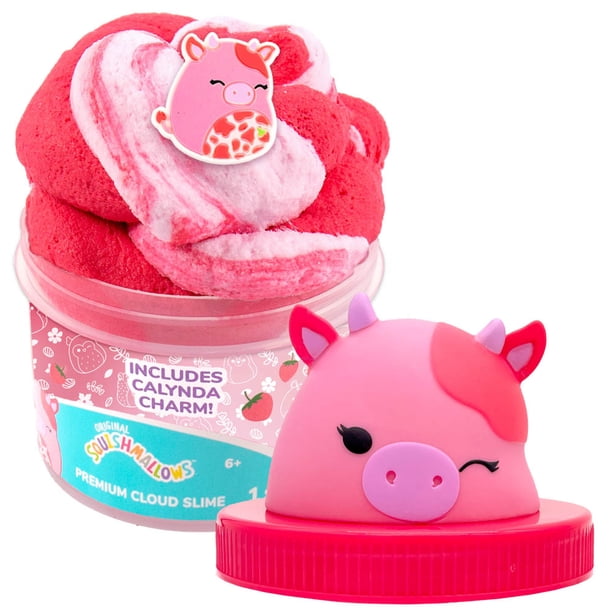 Slime Squishmallow Nube Perfumada Calynda la Vaca 227 g