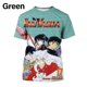 thumbnail image 1 of Camiseta De Manga Corta Con Estampado 3d casual inuyasha Para Hombres, 1 of 4