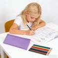 thumbnail image 5 of Simples Solid Color Large Capacity Portable Pencil Bag Lightweight Stationery Pouch For School And Office, 5 of 5