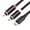 A, variant on USB-C to Dual RCA Stereo Audio Y Splitter Cable Lossless Audio Cord for Phones Tablets Laptops Mixers Speakers Amplifiers