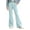 Mint Green, variant on BXJX Girls Flare Pants Size 10-12, Fashion Side Pockets Zip-Button Fall Kids Casual Trousers Khaki