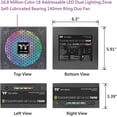 thumbnail image 3 of Thermaltake Toughpower GF1 ARGB 80Plus Gold Full Modular Power Supply - 750W, 3 of 9