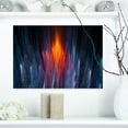 thumbnail image 1 of Fractal Fire in Light Blue - Abstract Canvas Art Print, 1 of 3