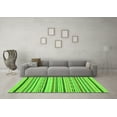thumbnail image 3 of Ahgly Company Indoor Square Abstract Green Modern Area Rugs, 4' Square, 3 of 4