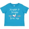 thumbnail image 3 of Inktastic Nonna and Nonno Love Me- Heart Grandchild Boys or Girls Toddler T-Shirt, 3 of 5