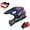 Z Bundle Red Blue, variant on 1Storm Motocross Adult Helmet Downhill Mountain Bike Helmet BMX MX ATV Dirt Bike Storm Style HF803; Matt Black + Goggles + Skeleton Black Glove Bundle
