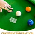 thumbnail image 3 of Raindrops 5Pcs Compact Pool Cue Chalk Holder Transparent Case for Bar and Tournament Use, 3 of 8