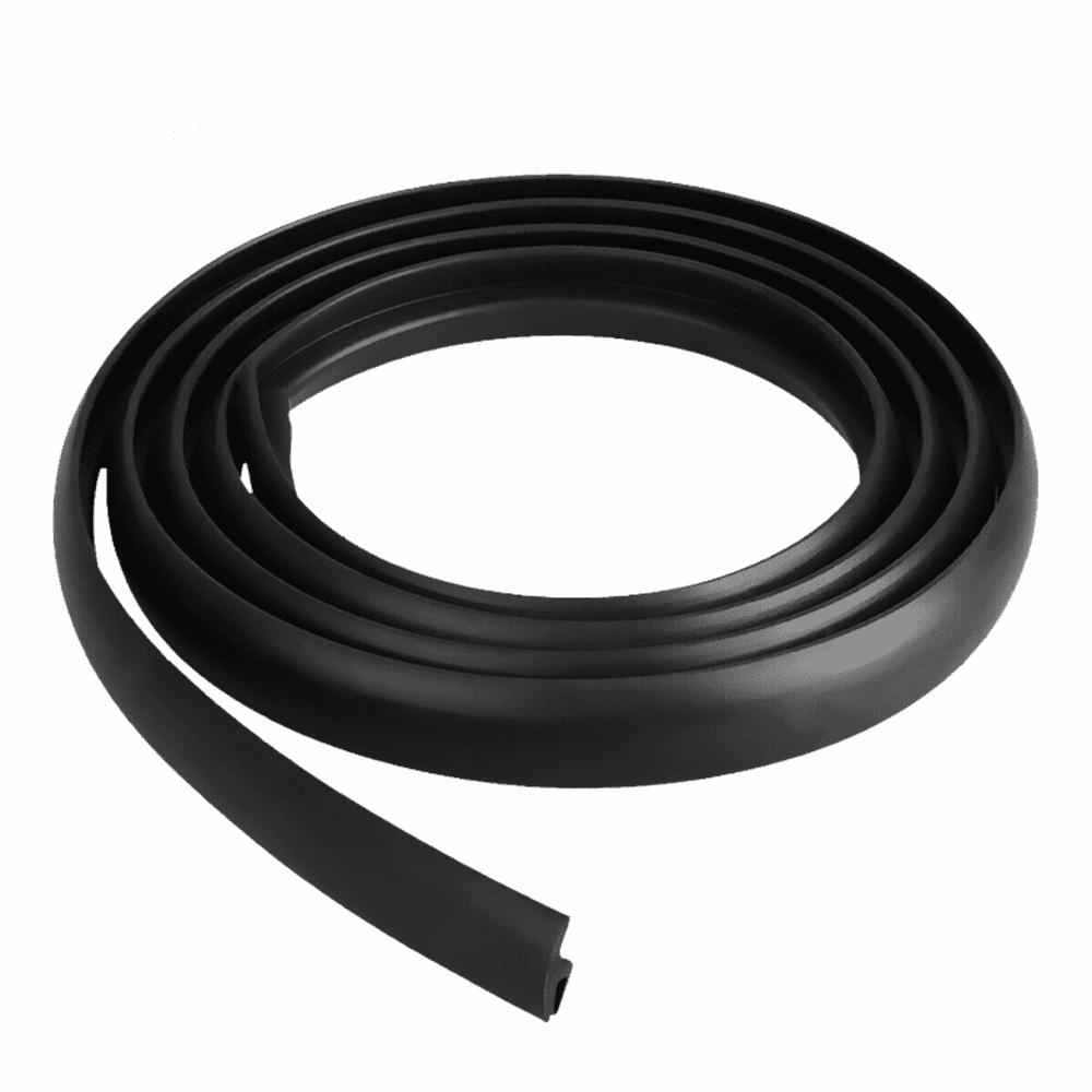 H Shape Self Adhesive Auto Rubber Weather Draft Seal Strip 0.7 Inch