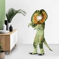thumbnail image 2 of Disfraz de triceratops, casco, guantes, cubrepiés, mono de dinosaurio realista para niños SG, 2 of 9