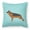 Blue, variant on Carolines Treasures BB3724PW1818 German Shepherd Checkerboard Blue Fabric Decorative Pillow