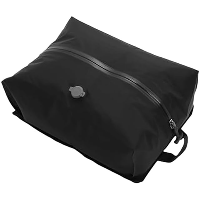 Bolsas de Vacío de Viaje, Cubos de Embalaje de Vacío Reutilizable, Ahorro de Espacio, para la Maleta de Mochila de Equipaje (BLACK)