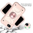 thumbnail image 5 of for iPhone 6 Plus / 6S Plus Case with Ring Stand, Heavy Duty Military Grade Rugged Shockproof Silicone Rubber Magnetic Kickstand Holder Case for Women Girls For iPhone 6 Plus / 6S Plus, Rosegold, 5 of 8