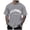 Grey, variant on Krdevn Men's Half Sleeve Oversized T Shirt Letter Print Round Neck Short Sleeve,L