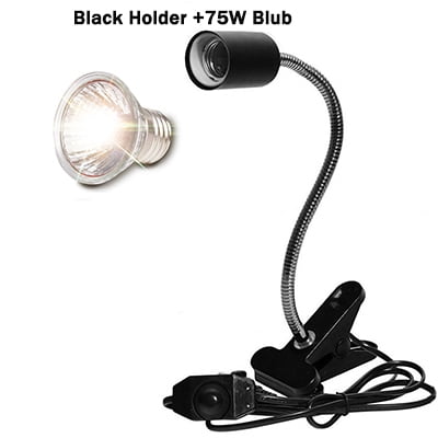 Reptile UV Heat Lamp Kit With Ceramic Clip Light Holder UVA Bulb For Turtles Lizards 220V 3 Energy Source