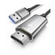 thumbnail image 1 of wonima11 USB to HDMI Adapter Cable 6FT, 1080P@60Hz USB 3.0 to HDMI Multi-Display Cable Converter Suitable for Macos Windows 7/8/10/11 - Driver Installation is Required, 1 of 1