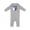 AC-Heather Grey, variant on 250 Years of the U.S.A. American Unicorn Baby Romper Coveralls