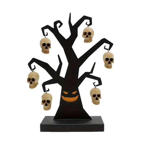 TopLLC Halloween Decorations, Fall Decor, Halloween Gifts Halloween Ornaments Halloween Decorations Dead Tree And Skull Ornaments Props Halloween Horror Props Halloween trees
