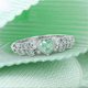 thumbnail image 3 of Anillos para mujer, regalos para mujer, moda para damas, boda, corazón, diamante, damas, anillo de corazón de melocotón, joyería, 3 of 3