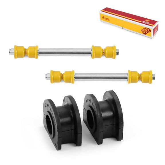 Metrix Premium Chassis Parts - 4 PC Front Sway Bar Stabilizer End Link & Stabilizer Bar Bushing Kit GDX Fits 09-10 Chevrolet Silverado 2500 HD, 09-10 GMC Sierra 2500 HD, K700539, K80631, K6437