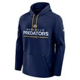 thumbnail image 2 of Men's Fanatics Navy Nashville Predators Authentic Pro Rink Hoodie, 2 of 6