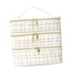 thumbnail image 4 of Neceser de viaje para baño, organizador de cosméticos, resistente al agua, con cremallera, para mujer, bolso de mano para brochas de maquillaje, para Blanco, 4 of 8