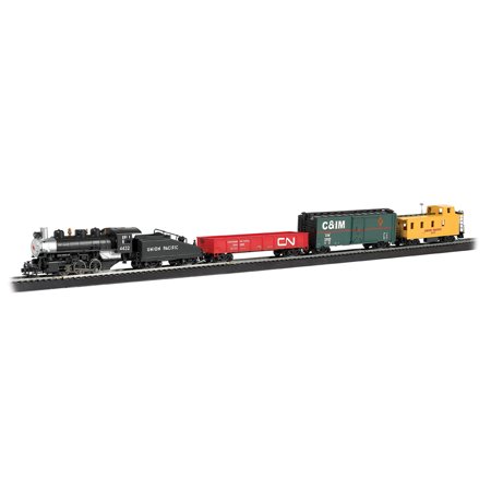 Bachmann Trains HO Scale Pacific Flyer Ready To Run Electric Powered Model Train Set